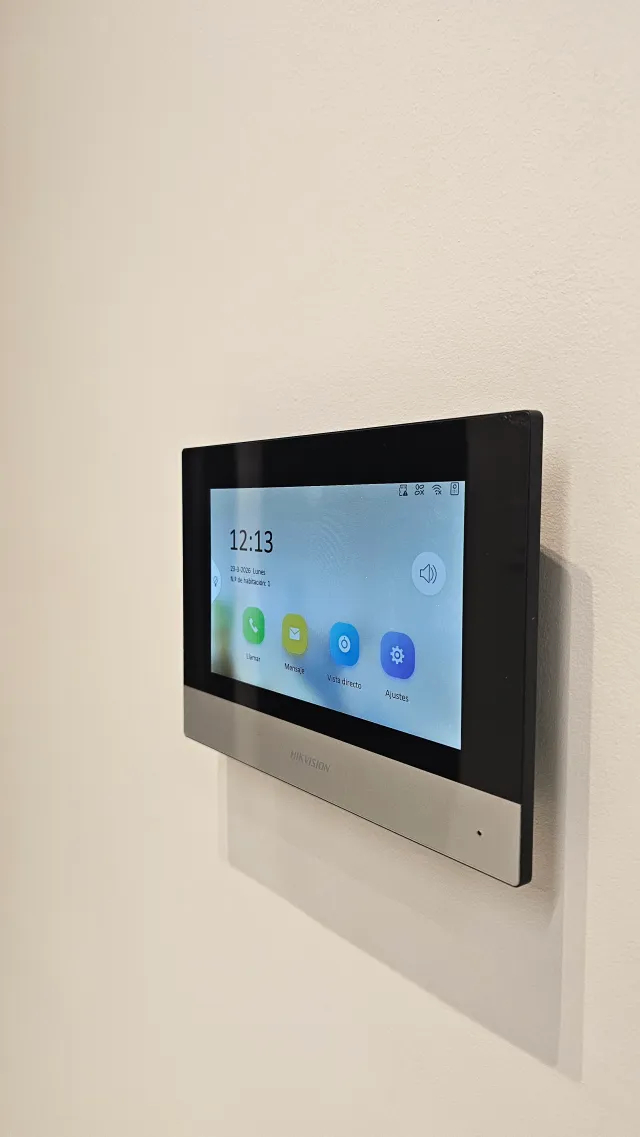 pantalla de control de acceso
